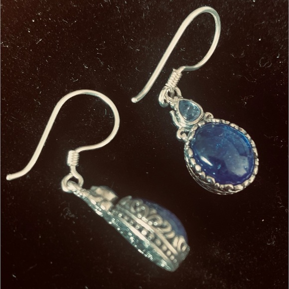 BALI LEGACY Tanzanite Earrings in Sterling Silver 10.60 ctw NWT - Picture 11 of 12